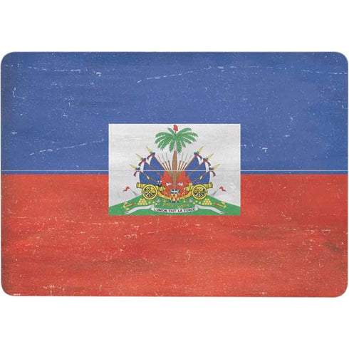 Haiti Flag Distressed Surface Laptop Studio Skin